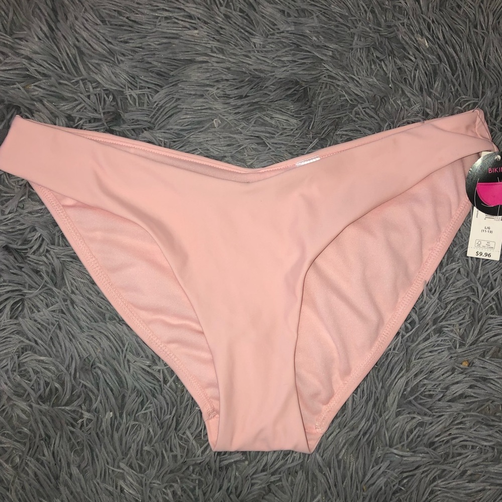Pink bikini bottom